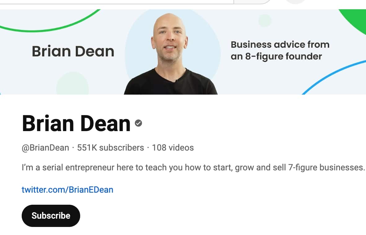 brian dean's youtube channel