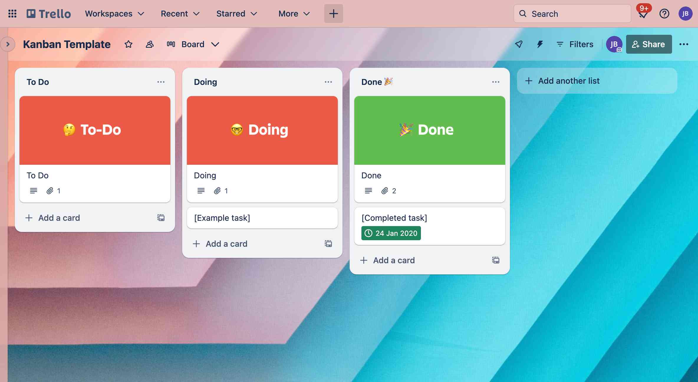 kanban template